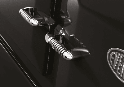 Everhot 110 Door Handle Close Up stylish modern everhot 110 oven