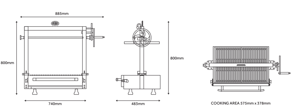 The Everhot Grill Dimensions The Everhot Grill Dimensions