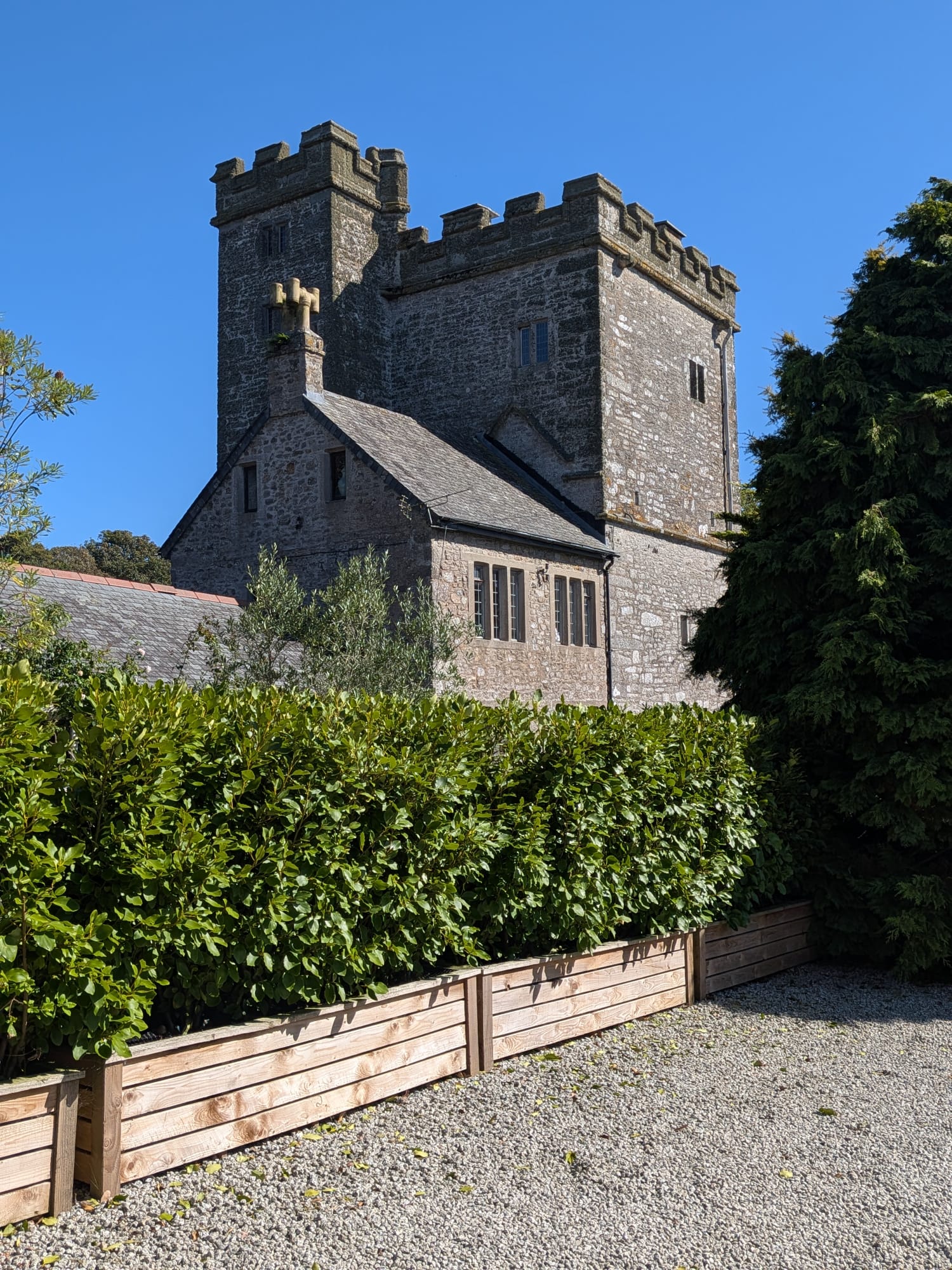 A view of Pengersick Castle from Castle Gate