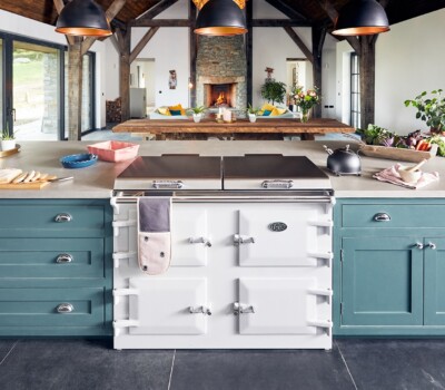 Everhot 120 White large family oven