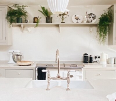 White Everhot in white kitchen